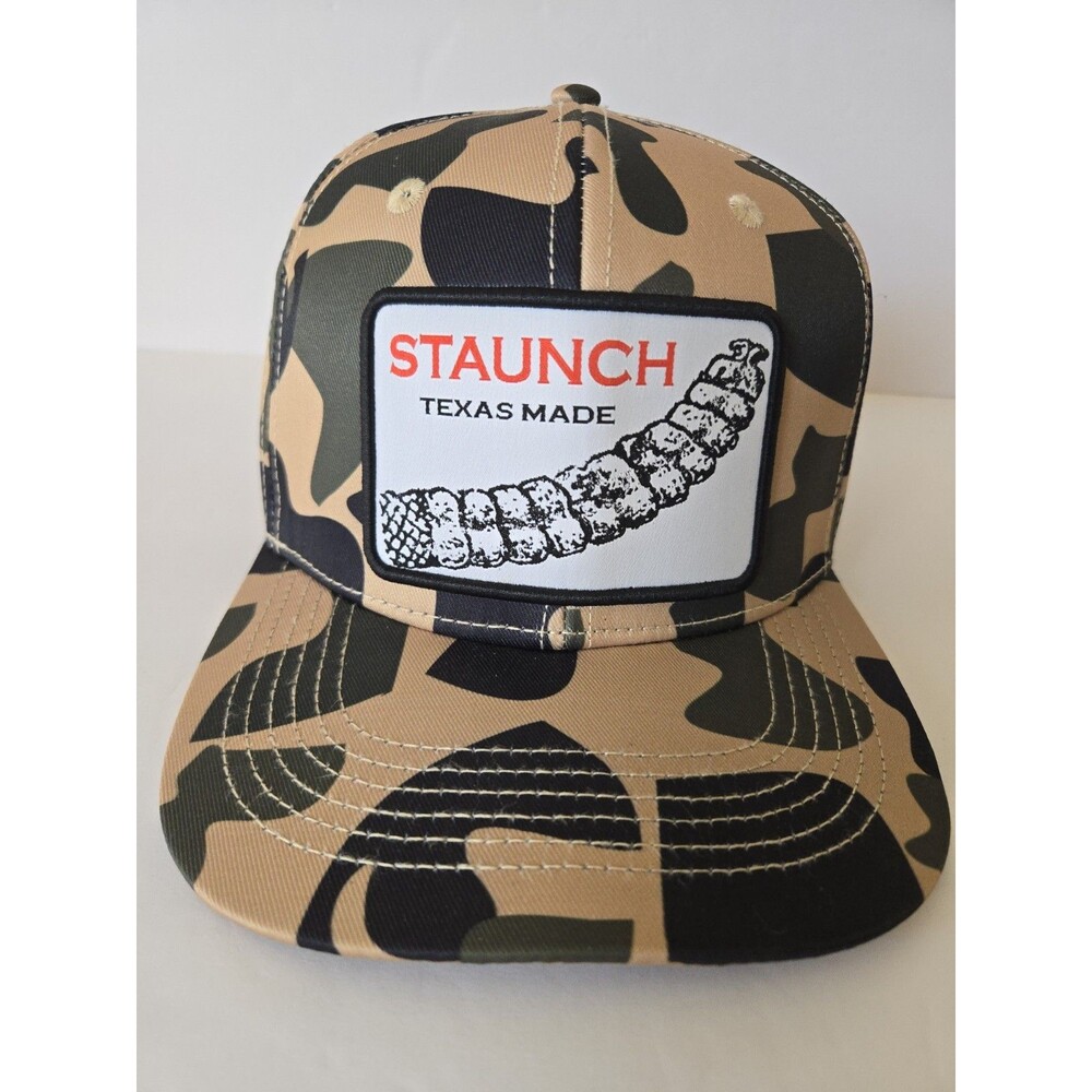 Staunch Hat Camo Texas Made Rattlesnake SnapBack Cowboy Outdoors Traditions